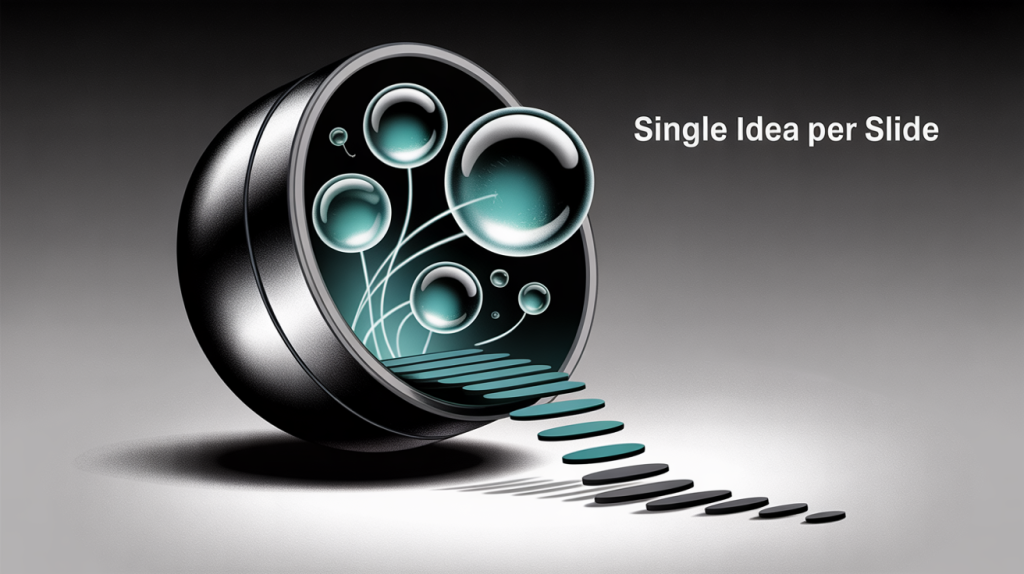 An illustration of a container dumping organized and sequential ideas, representing the core value of carousels.